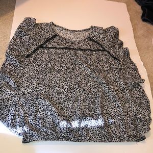 Black and white shirt